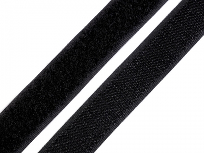 Klettverschluss | beidseitig | Schwarz